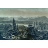 Engraving ‘View of Mont Blanc’ by TROLL.  at Moinat SA  – Antiques and decorative items –  Engravings, lithographs