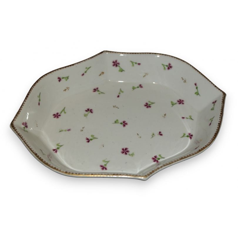 "Purple Blueberry Seedlings" serving dish by Moinat SA – Antiques and home décor