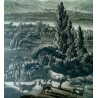 Engraving ‘View of Mont Blanc’ by TROLL.  at Moinat SA  – Antiques and decorative items –  Engravings, lithographs