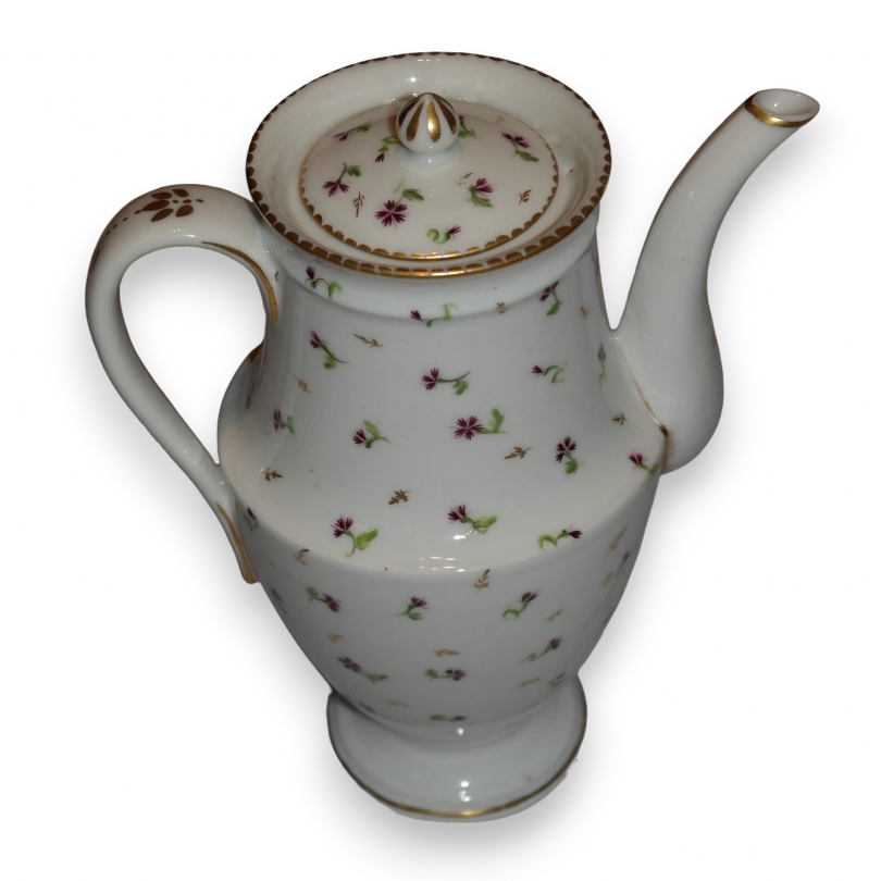 "Purple Blueberry Seedlings" coffee pot by Moinat SA – Antiques and home décor
