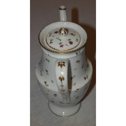 "Purple Blueberry Seedlings" coffee pot by Moinat SA – Antiques and home décor