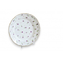 Assiette "Semis de Bleuets pourpre" en