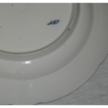 Assiette \"Semis de Bleuets pourpre\" en