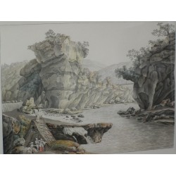 Grabado de Carl HACKERT.  en Moinat SA  - Antigüedades y decoración -  Grabados, litografías