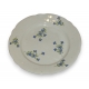 Assiette vieux Nyon, décor bleuets