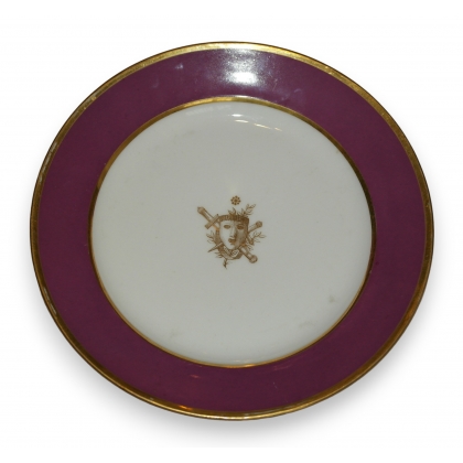 Assiette en Porcelaine Paris