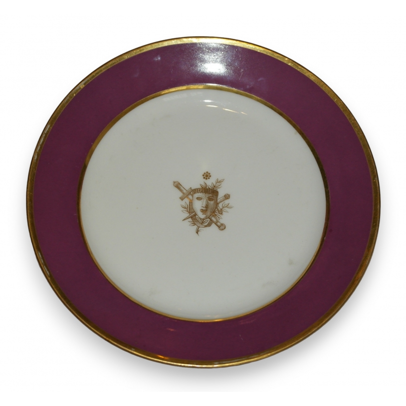  Assiette en Porcelaine Paris sur  Moinat SA  - Antiquités décoration