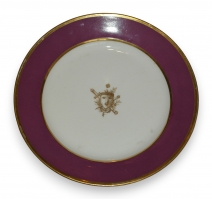 Assiette en Porcelaine Paris