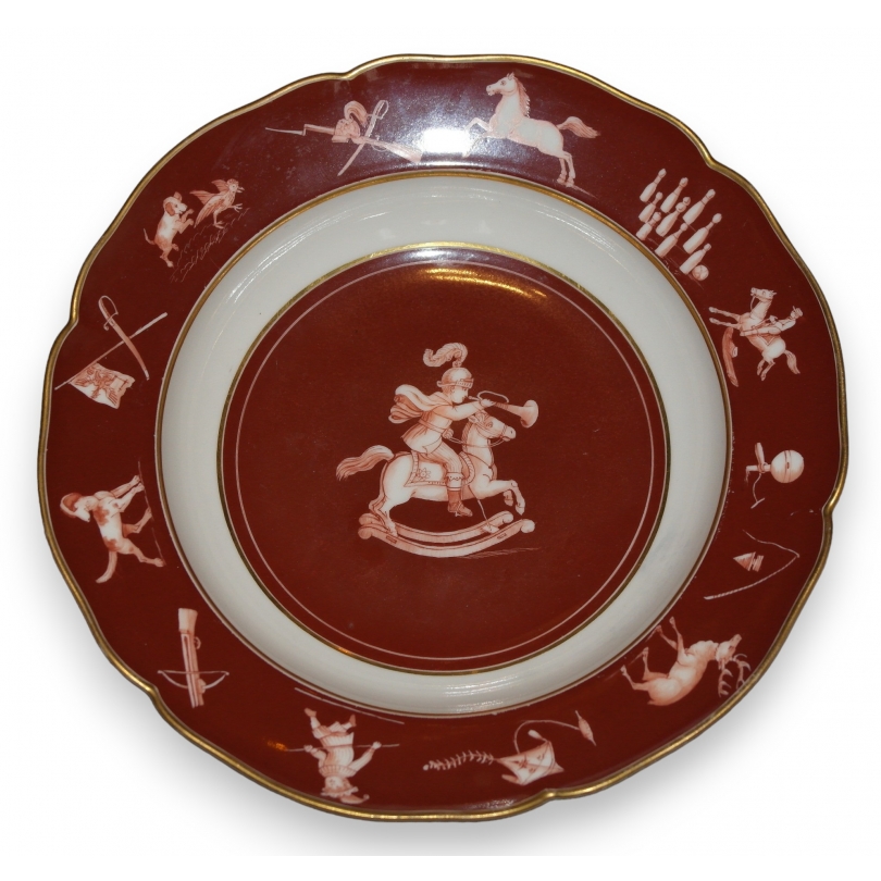  Assiette en Porcelaine de Berlin sur  Moinat SA  - Antiquités décoration
