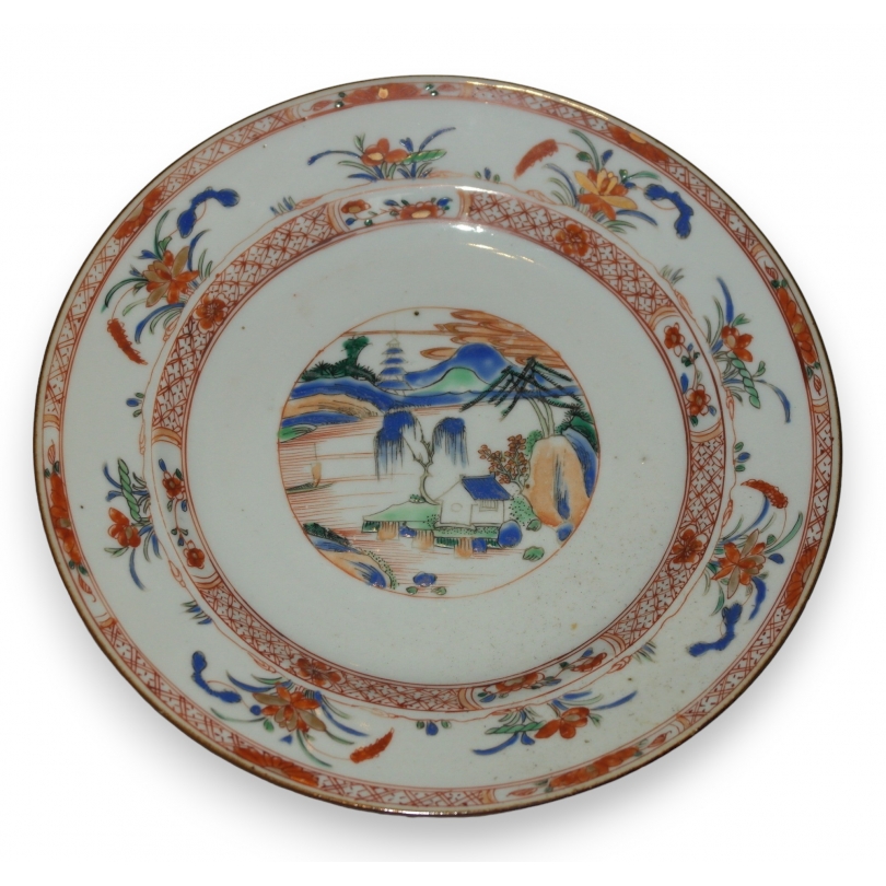 Assiette en Porcelaine Imari