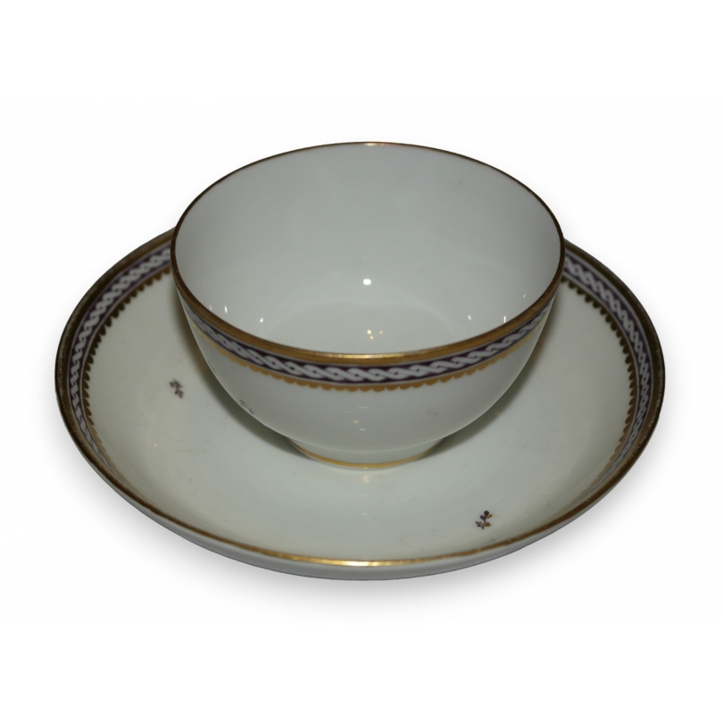 Bol et assiette en Porcelaine Nyon,