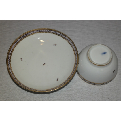 Bol et assiette en Porcelaine Nyon,