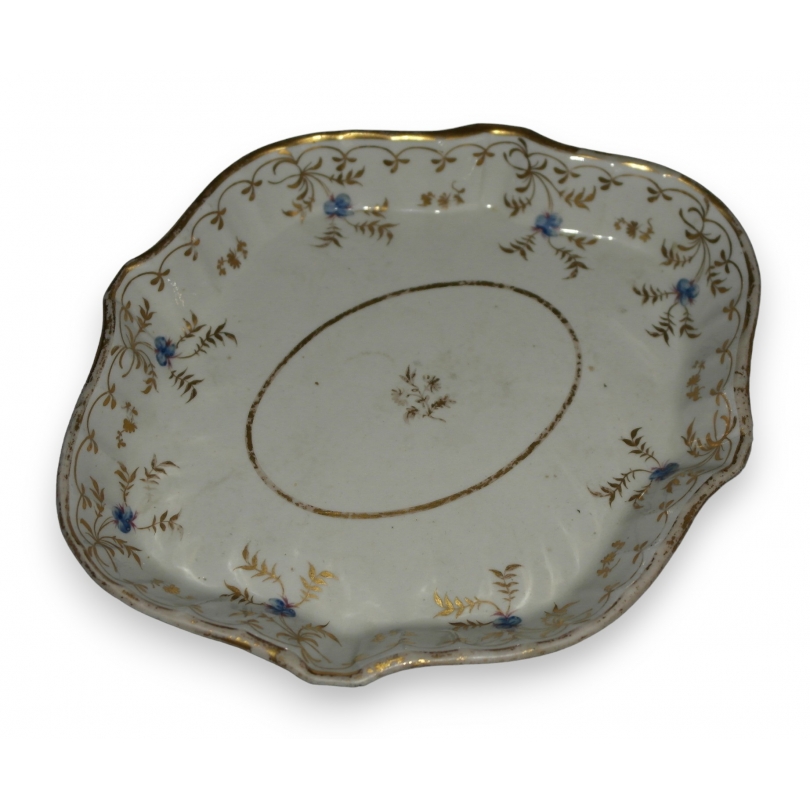 Beurrier en porcelaine
