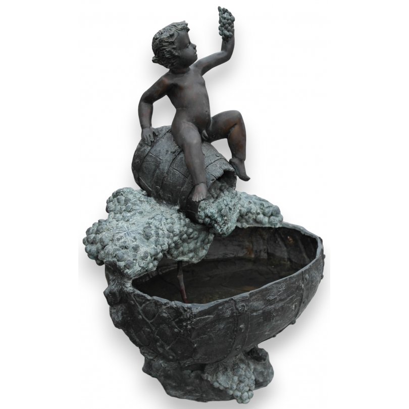  Petite fontaine "Bacchus" en bronze sur  Moinat SA  - Antiquités décoration