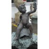  Petite fontaine "Bacchus" en bronze sur  Moinat SA  - Antiquités décoration