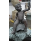 Petite fontaine "Bacchus" en bronze