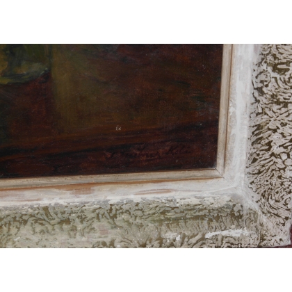 Paintings | Oil on canvas, ‘Bouquet of Flowers’, Moinat SA  – Antiques and home décor