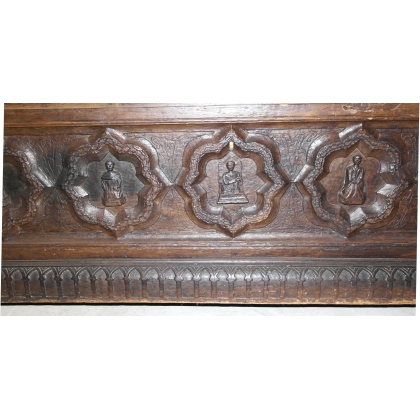  Coffre Renaissance richement sculpté en sur  Moinat SA  - Antiquités décoration