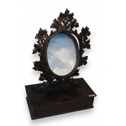  Miroir de table Forêt Noire sur  Moinat SA  - Antiquités décoration
