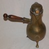Brass coffee pot with wooden handle at  Moinat SA  - Antiques and home décor
