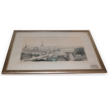 Lithographie "Paris" signé Ramu 96/200