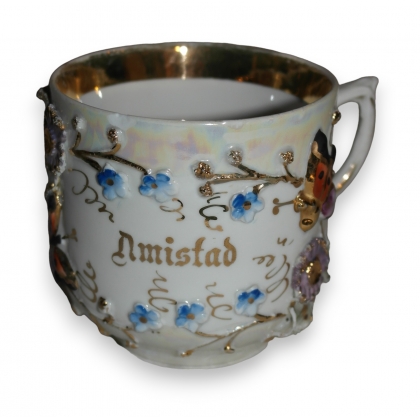 Tasse en porcelaine \"Amistad\"