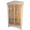  Vitrine en rotin "provençale" sur  Moinat SA  - Antiquités décoration