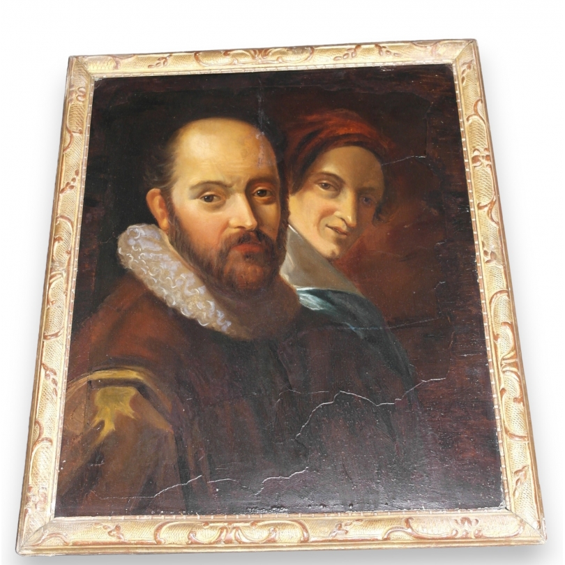 Paintings | Wallpaper mounted on cardboard by Moinat SA  - Antiques and home décor