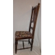 Chaise provençale assise en tapisserie
