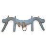 Yoke painted blue at  Moinat SA  - Antiques and home décor