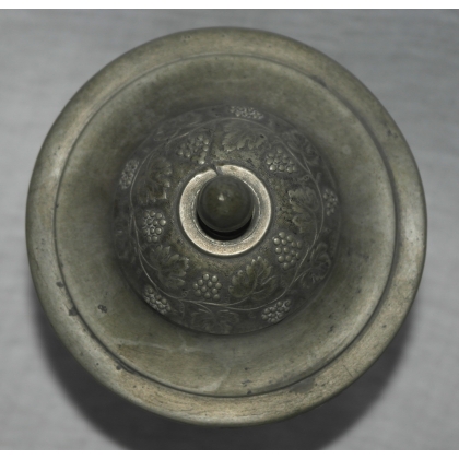 Vaud-style pewter sugar bowl signed GOLDNER, by Moinat SA – Antiques and home décor