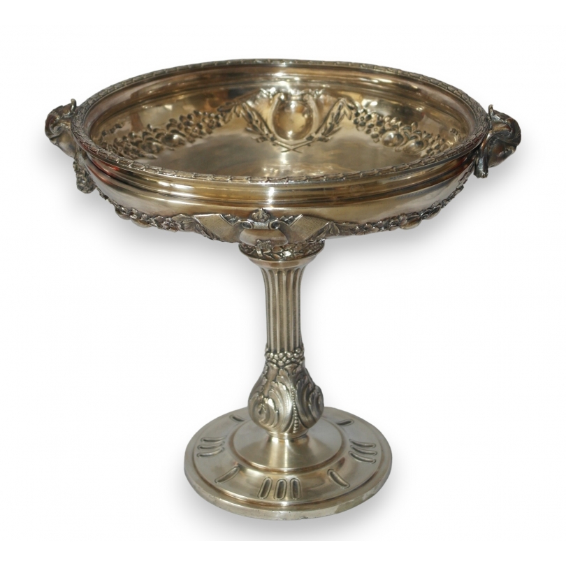Silver-coloured Wiskemann bowl at Moinat SA – Antiques and home décor