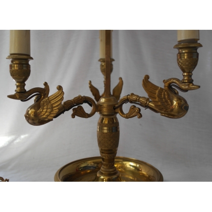  Lampe bouillotte "Col de cygne"en sur  Moinat SA  - Antiquités décoration