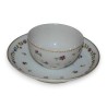 Blueberry-patterned cup and saucer in blue by  Moinat SA  - Antiques and home décor