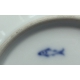 Tasse et sous-tasse décor bleuets bleu