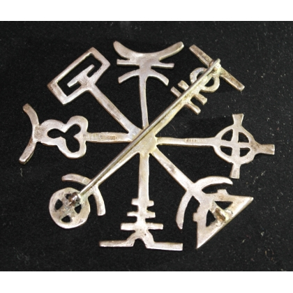  Broche éthnique en argent sterling sur  Moinat SA  - Antiquités décoration