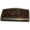 Wooden tobacco box with inlays by  Moinat SA  - Antiques and decorative items