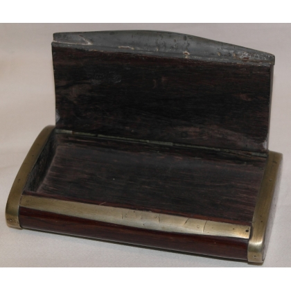 Wooden tobacco box with inlays by  Moinat SA  - Antiques and decorative items