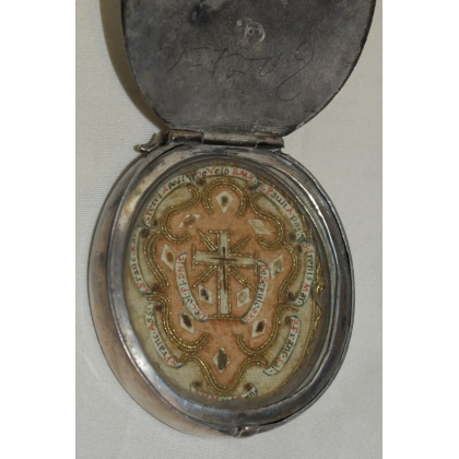 Reliquary, silver pendant box by Moinat SA – Antiques and decorative items
