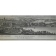 Paire de gravures "Veue de la ville de