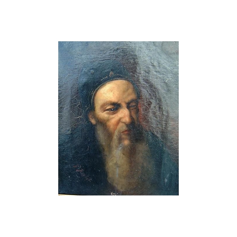 绘画 | 画作《拉比肖像》 Moinat SA  - 古董与装饰艺术
