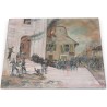 Paintings | Oil on canvas "German Soldiers and Moinat SA" – Antiques and home décor