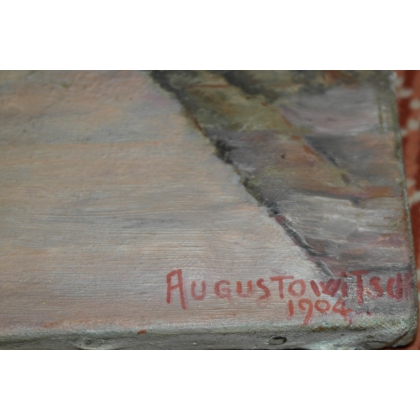 Paintings | Oil on canvas "German Soldiers and Moinat SA" – Antiques and home décor