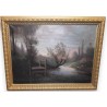 Paintings | Oil on canvas ‘River’, unsigned, Moinat SA  – Antiques and home décor