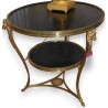  Paire de guéridons ronds "Tête de sur  Moinat SA  - Antiquités décoration