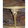  Table basse ovale "Tête de Béliers" en sur  Moinat SA  - Antiquités décoration