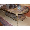  Table basse ovale "Tête de Béliers" en sur  Moinat SA  - Antiquités décoration