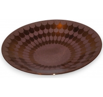 Assiette rose en porcelaine BENSOW