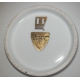 Assiette rose en porcelaine BENSOW