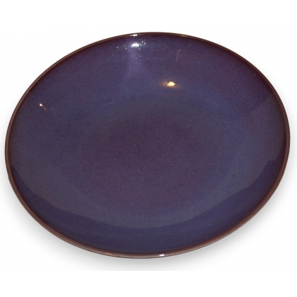 Bol en porcelaine bleu et rouge